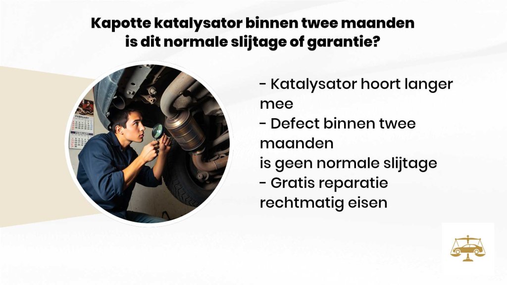 18 03 2026 12 31 18Kapotte katalysator binnen twee maanden is dit normale slijtage of garantie Autorecht Juristen 127899983