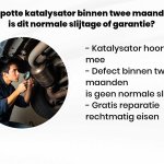 18 03 2026 12 31 18Kapotte katalysator binnen twee maanden is dit normale slijtage of garantie Autorecht Juristen 127899983